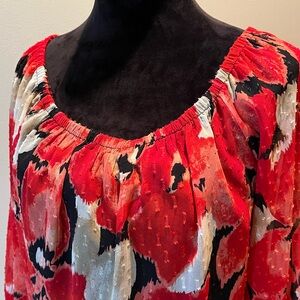 Dressy WHBM top with fun flare!